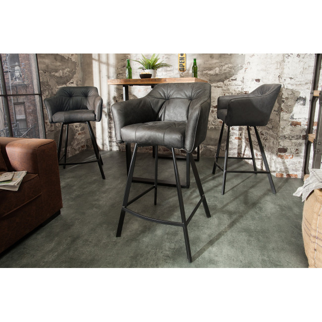 Barová stolička 39081 Loft Anti Šedá Barová stolička 39081 Loft Anti Šedá