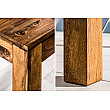 Rozkladací jedálenský stôl 35299 160/240x100cm Masív drevo Palisander Rozkladací jedálenský stôl 35299 160/240x100cm Masív drevo Palisander