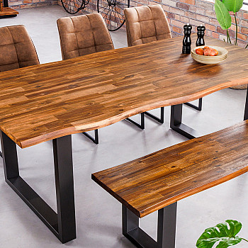 Jedálenský stôl 42044 200x100cm Masív drevo Acacia