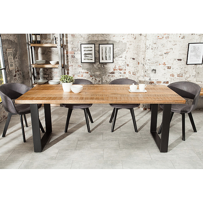 Jedálenský stôl 38656 160x90cm Masív drevo Mango prírodné Jedálenský stôl 38656 160x90cm Masív drevo Mango prírodné