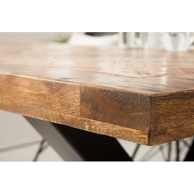 Jedálenský stôl 39286 160x90cm Masív drevo Mango prírodné Jedálenský stôl 39286 160x90cm Masív drevo Mango prírodné