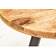 Jedálenský stôl 39400 Ø80cm Drevo Mango natur Jedálenský stôl 39400 Ø80cm Drevo Mango natur