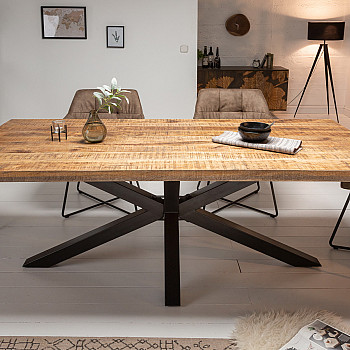 Jedálenský stôl 39443 180x90cm Masív drevo Mango prírodné Jedálenský stôl 39443 180x90cm Masív drevo Mango prírodné
