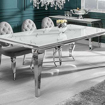 Jedálenský stôl 39995 180x95cm Modern Barock Mramor Jedálenský stôl 39995 180x95cm Modern Barock Mramor