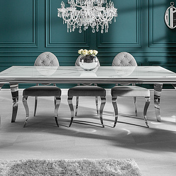 Jedálenský stôl 39995 180x95cm Modern Barock Mramor Jedálenský stôl 39995 180x95cm Modern Barock Mramor