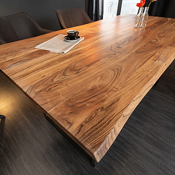 Jedálenský stôl 40048 180x90cm Masív drevo Divoká Acacia Jedálenský stôl 40048 180x90cm Masív drevo Divoká Acacia