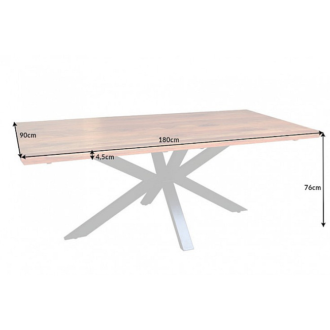 Jedálenský stôl 40246 180x90cm Masív drevo Palisander - PRODUKT JE SKLADOM U NÁS - 1Ks Jedálenský stôl 40246 180x90cm Masív drevo Palisander - PRODUKT JE SKLADOM U NÁS - 1Ks