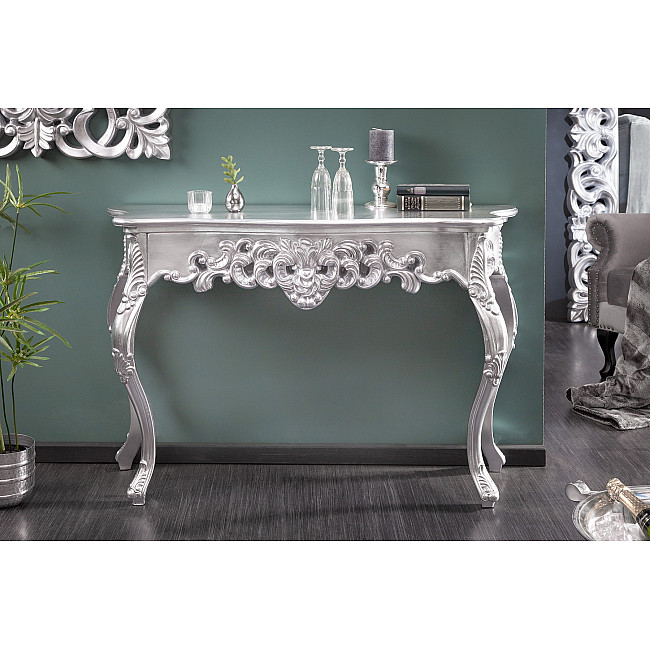 Toaletný stolík/Konzola 15634 Venice strieborná Toaletný stolík/Konzola 15634 Venice strieborná