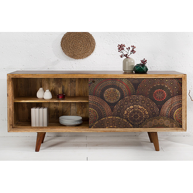 Komoda 38729 160cm Drevo Mango Retro Komoda 38729 160cm Drevo Mango Retro
