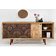 Komoda 38729 160cm Drevo Mango Retro Komoda 38729 160cm Drevo Mango Retro