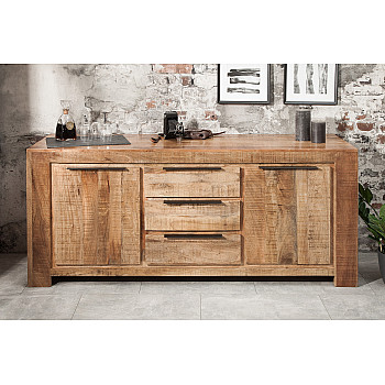 Komoda 38930 175cm Drevo Mango Industrial look - PRODUKT JE SKLADOM U NÁS - 1Ks