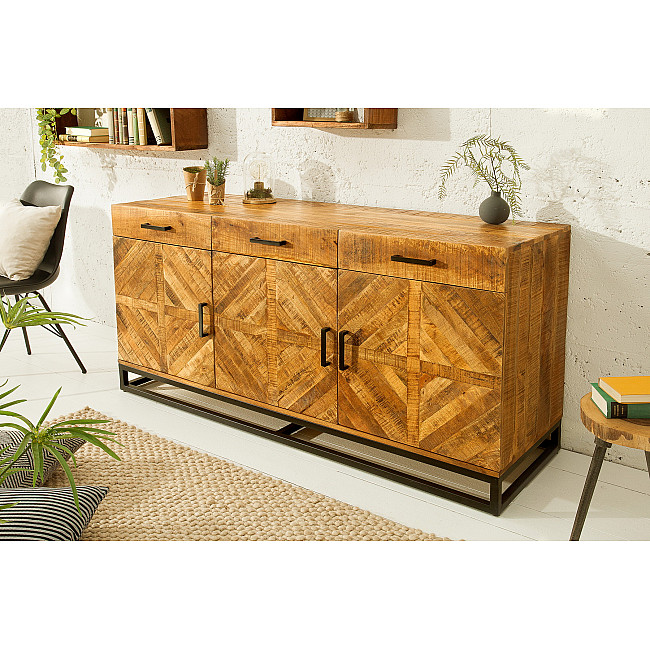 Komoda 39284 160cm Drevo Mango prírodná Komoda 39284 160cm Drevo Mango prírodná