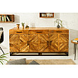 Komoda 39284 160cm Drevo Mango prírodná Komoda 39284 160cm Drevo Mango prírodná