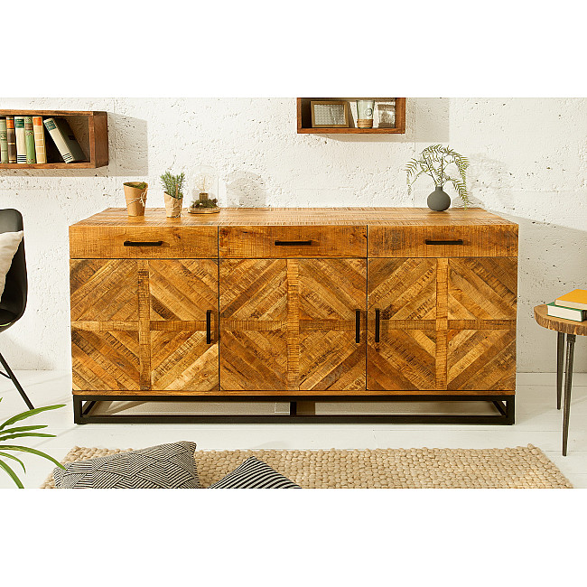 Komoda 39284 160cm Drevo Mango prírodná Komoda 39284 160cm Drevo Mango prírodná