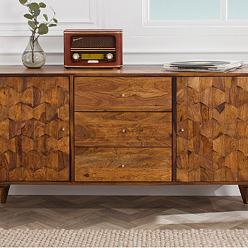 Komoda 39742 145cm Drevo Palisander Retro