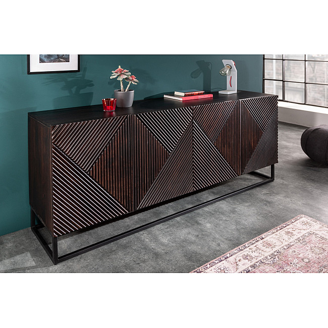 Komoda 40049 177cm Drevo Mango hnedá