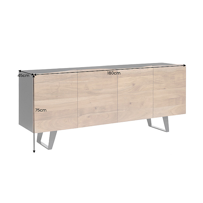 Komoda 43304 Artwork 180cm Drevo Acacia Komoda 43304 Artwork 180cm Drevo Acacia