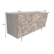 Komoda 43449 Stone 145cm Drevo Palisander Komoda 43449 Stone 145cm Drevo Palisander