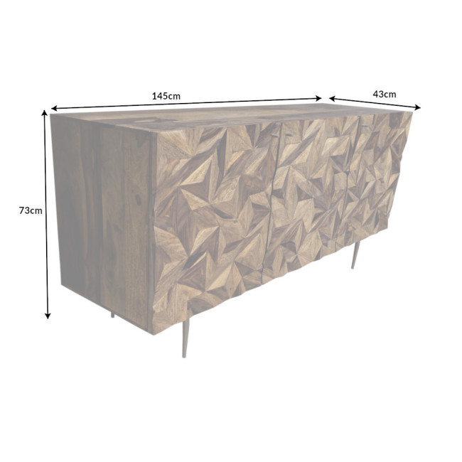 Komoda 43449 Stone 145cm Drevo Palisander Komoda 43449 Stone 145cm Drevo Palisander