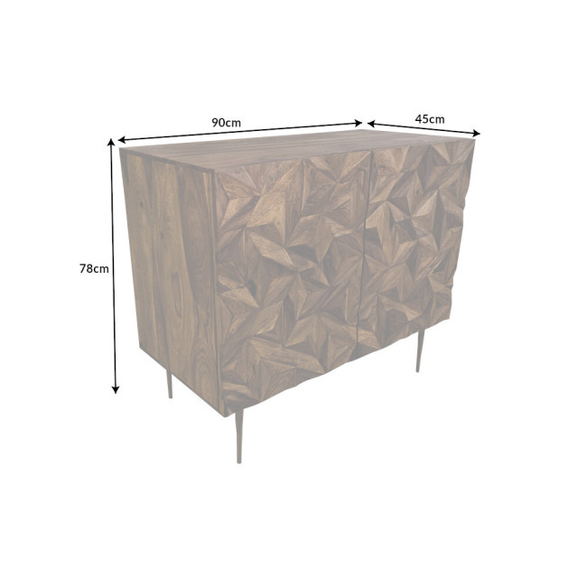 Komoda/Bar 43450 Stone 90cm Drevo Palisander Komoda/Bar 43450 Stone 90cm Drevo Palisander