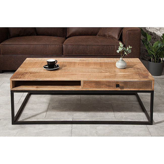 Konferenčný stôl 39293 100x60cm Drevo Mango - PRODUK JE SKLADOM - 2Ks Konferenčný stôl 39293 100x60cm Drevo Mango - PRODUK JE SKLADOM - 2Ks