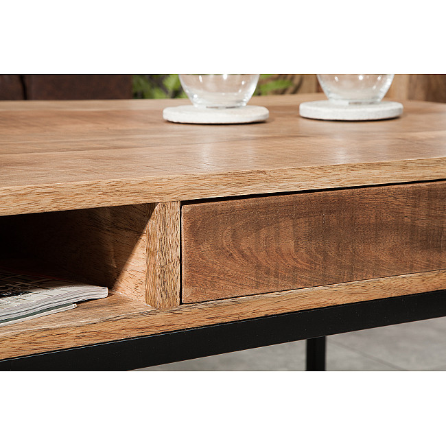 Konferenčný stôl 39293 100x60cm Drevo Mango - PRODUK JE SKLADOM - 2Ks Konferenčný stôl 39293 100x60cm Drevo Mango - PRODUK JE SKLADOM - 2Ks
