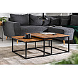 Konferenčný stôl 40001 75x75cm 2-Set Drevo Palisander - PRODUKT JE SKLADOM U NÁS - 1Ks Konferenčný stôl 40001 75x75cm 2-Set Drevo Palisander - PRODUKT JE SKLADOM U NÁS - 1Ks