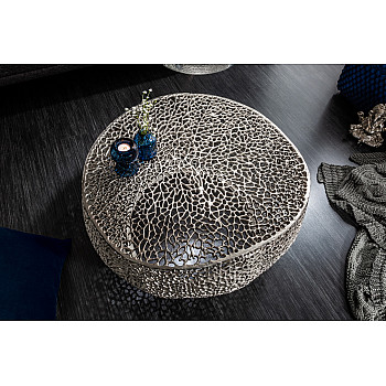 Konferenčný stôl 40286 80x80cm Aluminium Silver - PRODUKT JE SKLADOM U NÁS - 1Ks