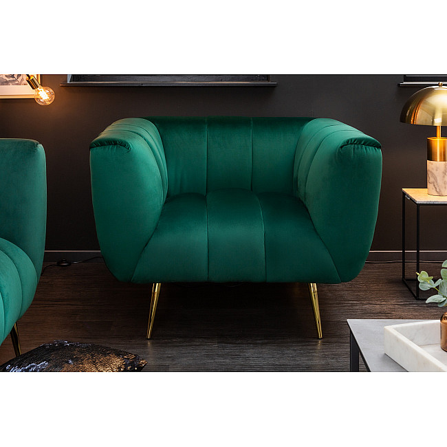 Kreslo 40478 Noblesse Zamat Smaragdovozelená Kreslo 40478 Noblesse Zamat Smaragdovozelená