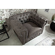Kreslo 40519 Chesterfield Vintage Šedá Taupe Kreslo 40519 Chesterfield Vintage Šedá Taupe