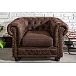 Kreslo 40654 Chesterfield Vintage Hnedá Kreslo 40654 Chesterfield Vintage Hnedá