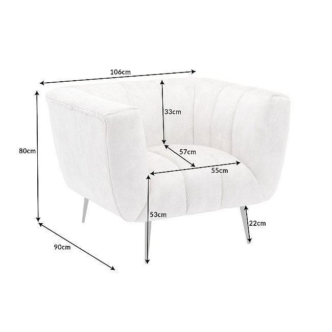 Kreslo 43267 Noblesse Zamat Champagner Kreslo 43267 Noblesse Zamat Champagner