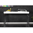 PC/Toaletný - stolík 16714 120cm Biely vysoký lesk PC/Toaletný - stolík 16714 120cm Biely vysoký lesk