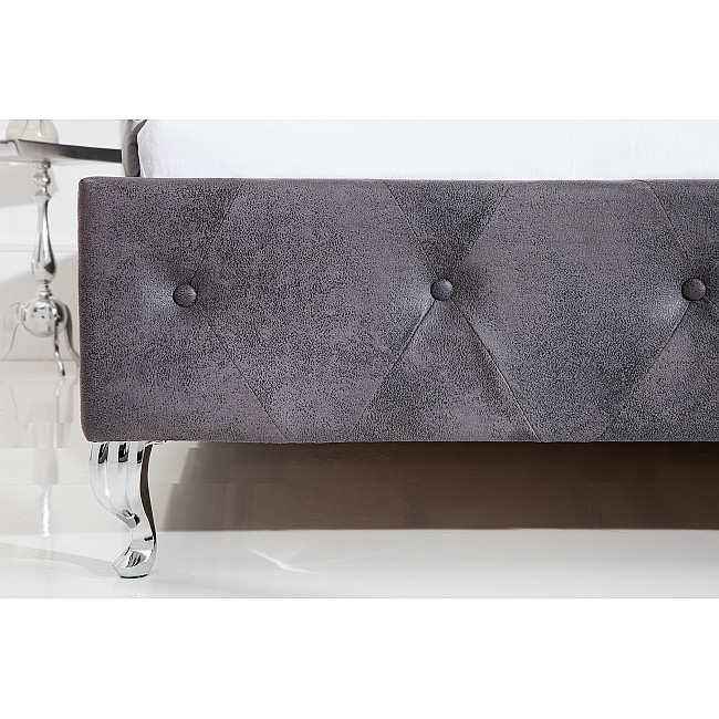 Posteľ 38484 180x200cm Tmavo šedá Posteľ 38484 180x200cm Tmavo šedá