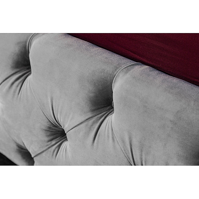 Posteľ 39993 160x200cm Zamat šedá Posteľ 39993 160x200cm Zamat šedá