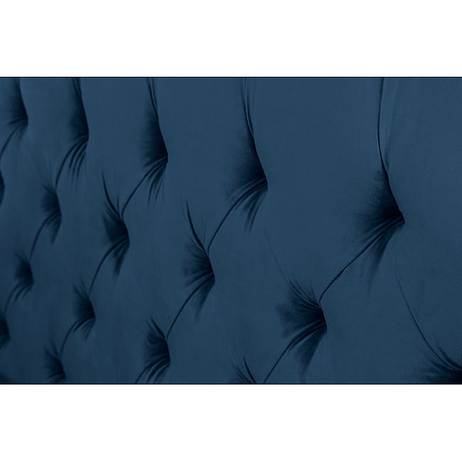 Posteľ 40557 160x200cm Zamat tmavomodrá Posteľ 40557 160x200cm Zamat tmavomodrá