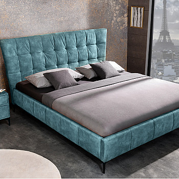 Posteľ 41428 180x200cm Boutique Zamat Petrol