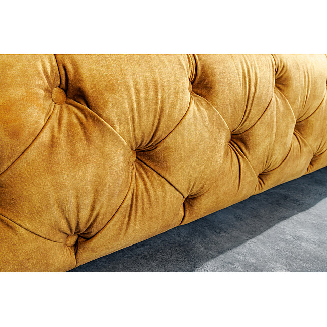 Posteľ 41642 160x200cm Zamat Žltá