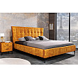 Posteľ 41667 180x200cm Boutique Zamat Žltá