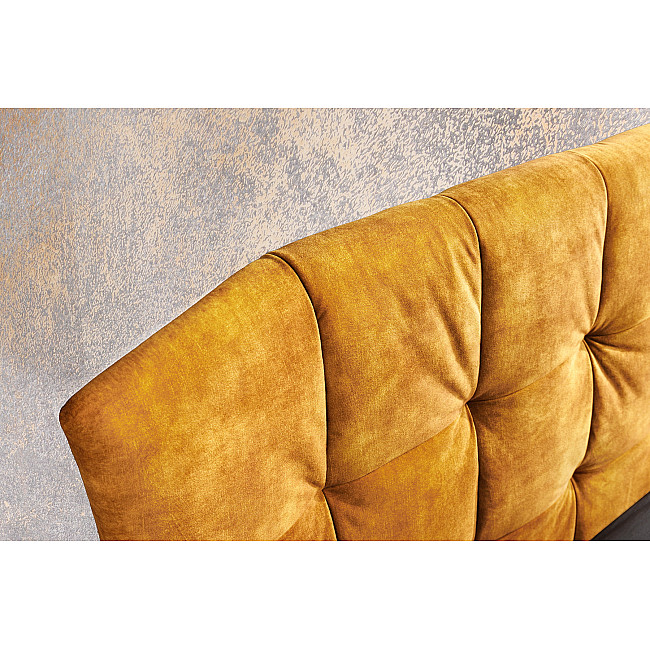 Posteľ 41667 180x200cm Boutique Zamat Žltá