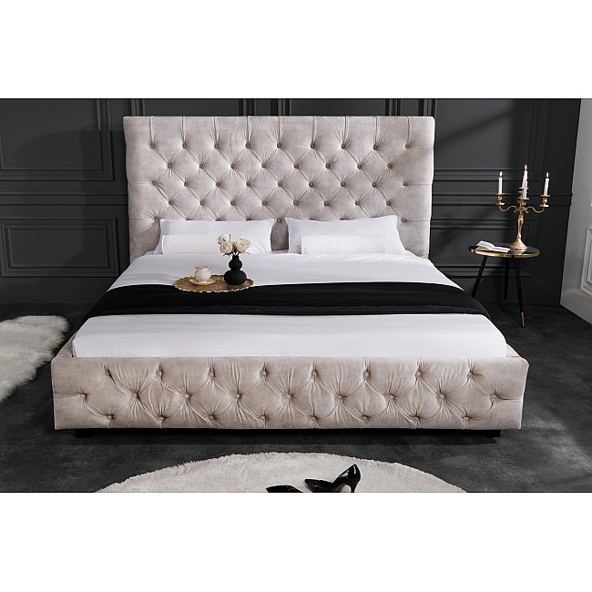 Posteľ 43105 180x200cm Zamat Champagne Posteľ 43105 180x200cm Zamat Champagne