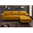 Rohová sedacia súprava 40277 Cozy - Zamat Žltá Rohová sedacia súprava 40277 Cozy - Zamat Žltá