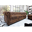 Sedacia súprava 17382 Chesterfield 3-sedenie Antik hnedá