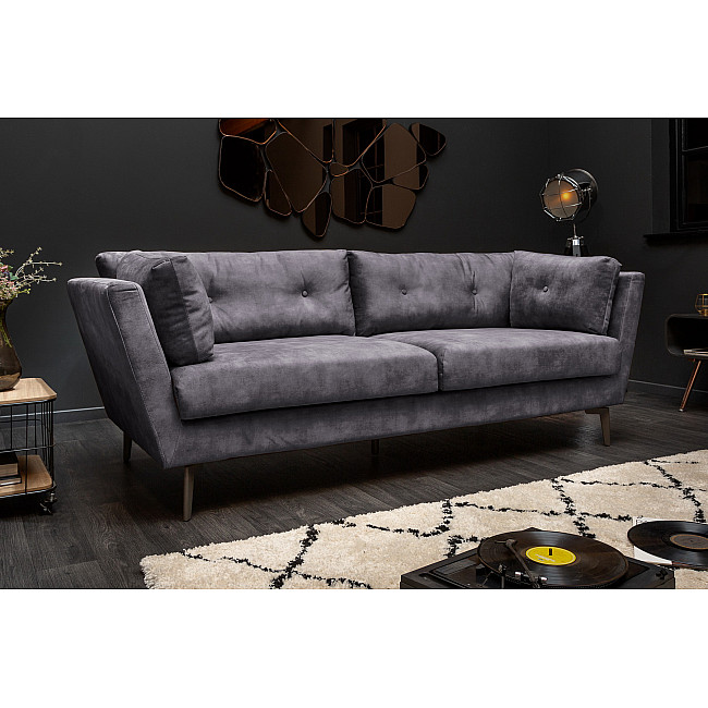 Sedacia súprava 40323 220cm Marvelous - Zamat Šedá Sedacia súprava 40323 220cm Marvelous - Zamat Šedá