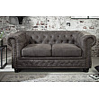Sedacia súprava 40518 Chesterfield 2-sedenie Vintage Šedá Taupe Sedacia súprava 40518 Chesterfield 2-sedenie Vintage Šedá Taupe