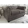 Sedacia súprava 40518 Chesterfield 2-sedenie Vintage Šedá Taupe Sedacia súprava 40518 Chesterfield 2-sedenie Vintage Šedá Taupe