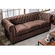 Sedacia súprava 40652 Chesterfield 3-sedenie Vintage Hnedá Sedacia súprava 40652 Chesterfield 3-sedenie Vintage Hnedá