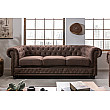 Sedacia súprava 40652 Chesterfield 3-sedenie Vintage Hnedá Sedacia súprava 40652 Chesterfield 3-sedenie Vintage Hnedá