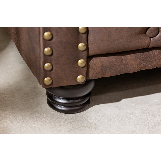 Sedacia súprava 40652 Chesterfield 3-sedenie Vintage Hnedá Sedacia súprava 40652 Chesterfield 3-sedenie Vintage Hnedá