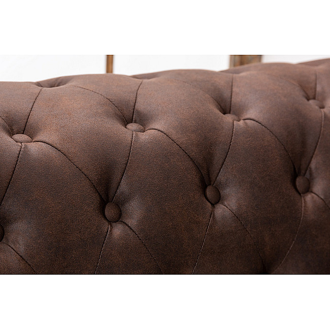 Sedacia súprava 40652 Chesterfield 3-sedenie Vintage Hnedá Sedacia súprava 40652 Chesterfield 3-sedenie Vintage Hnedá